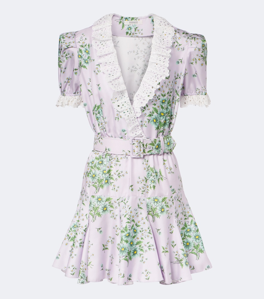 Minikleid aus Seidentwill
