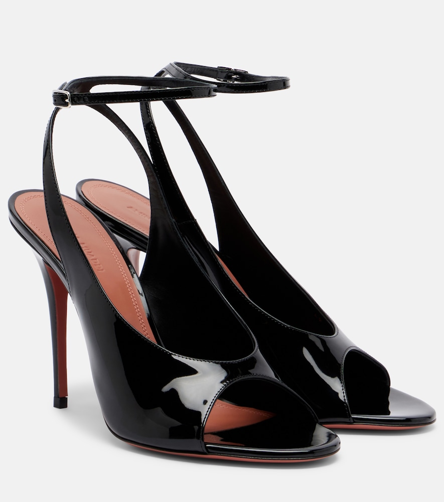 Amina Muaddi Anok patent leather slingback sandals | Thumbnail 7