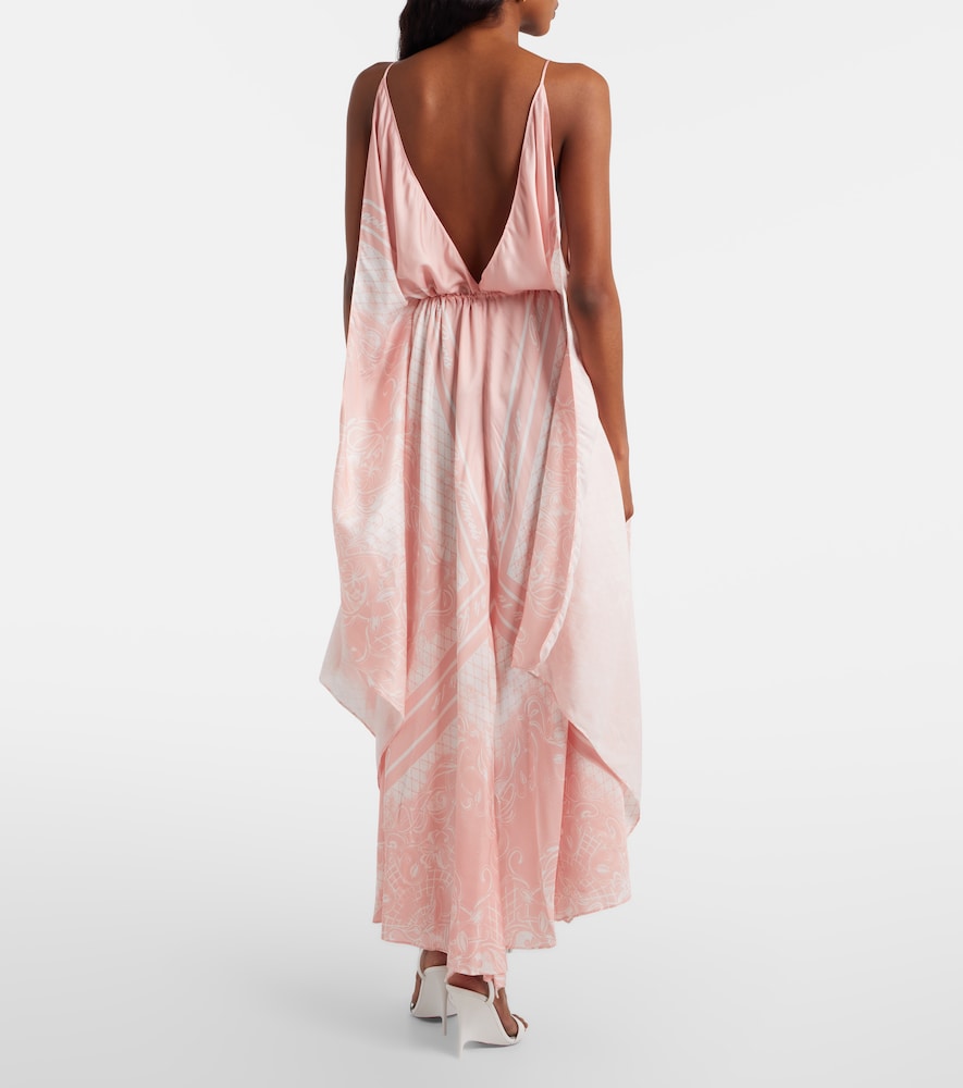  Balmain Balmain Bedrucktes Maxikleid 