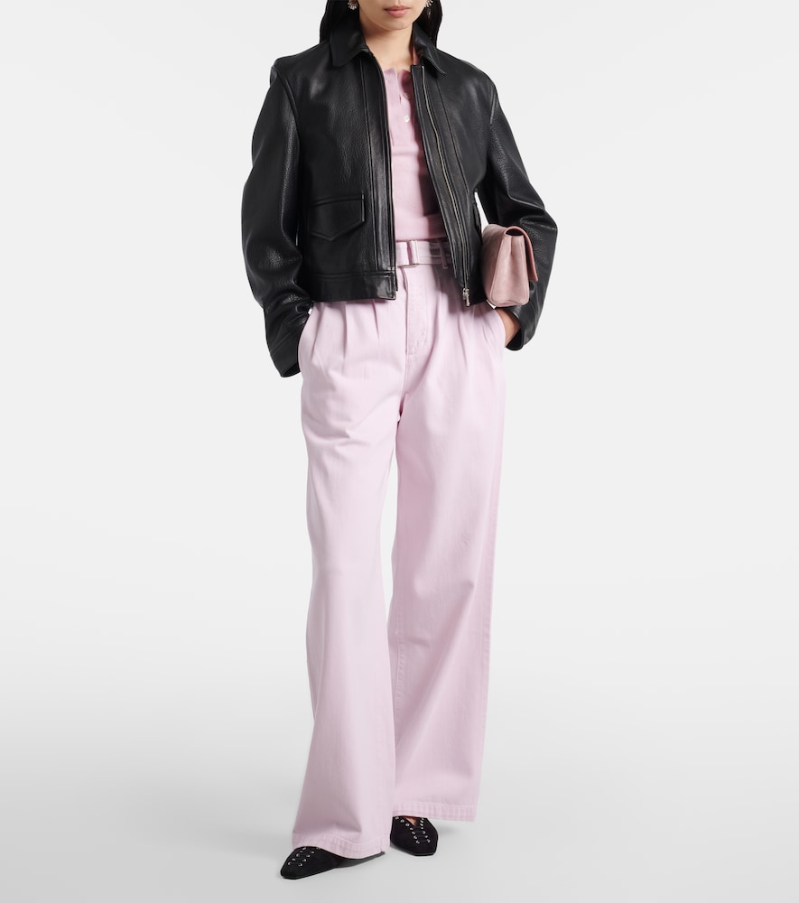 Agolde x Maria McManus belted wide-leg jeans
