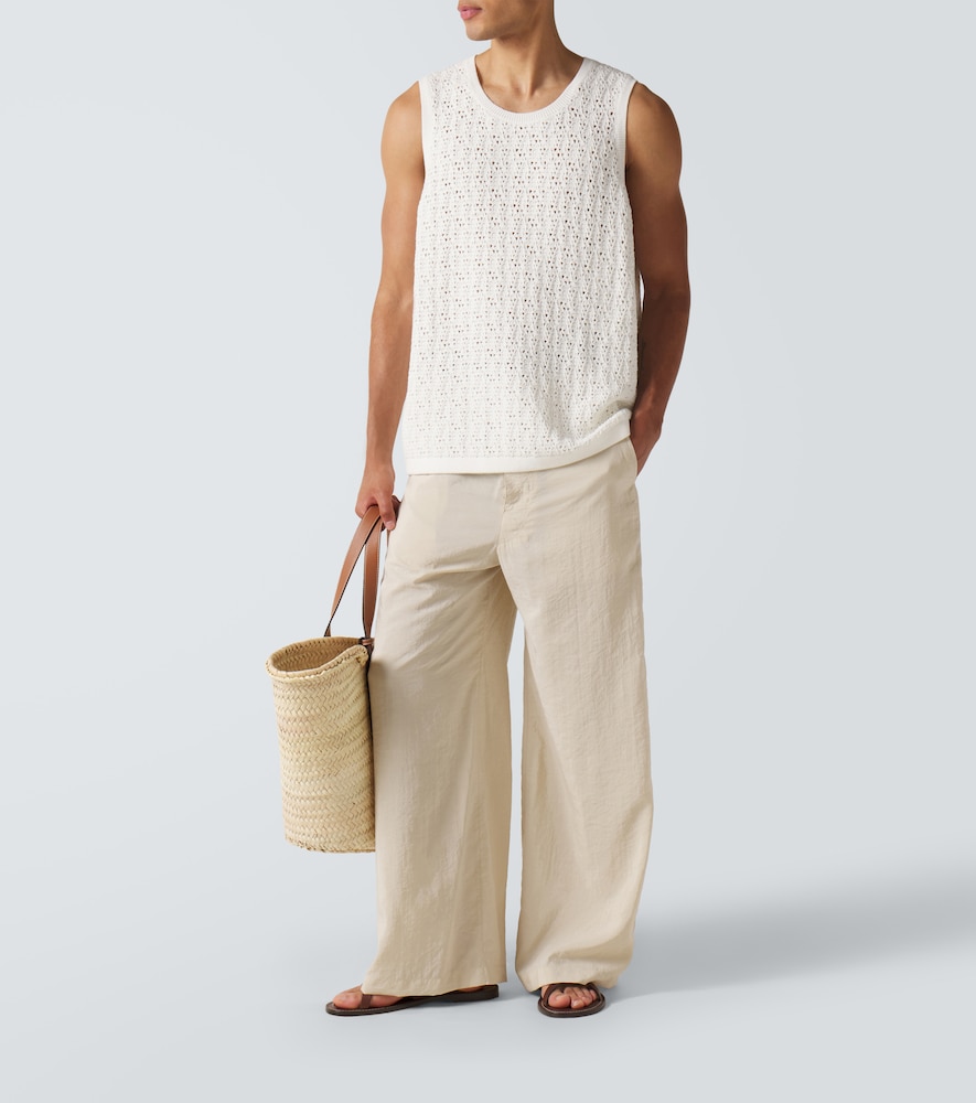 Cotton-Blend Tank Top