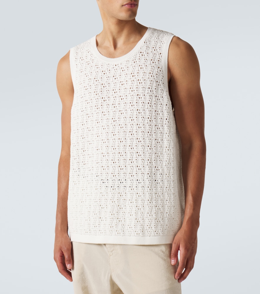 Cotton-Blend Tank Top