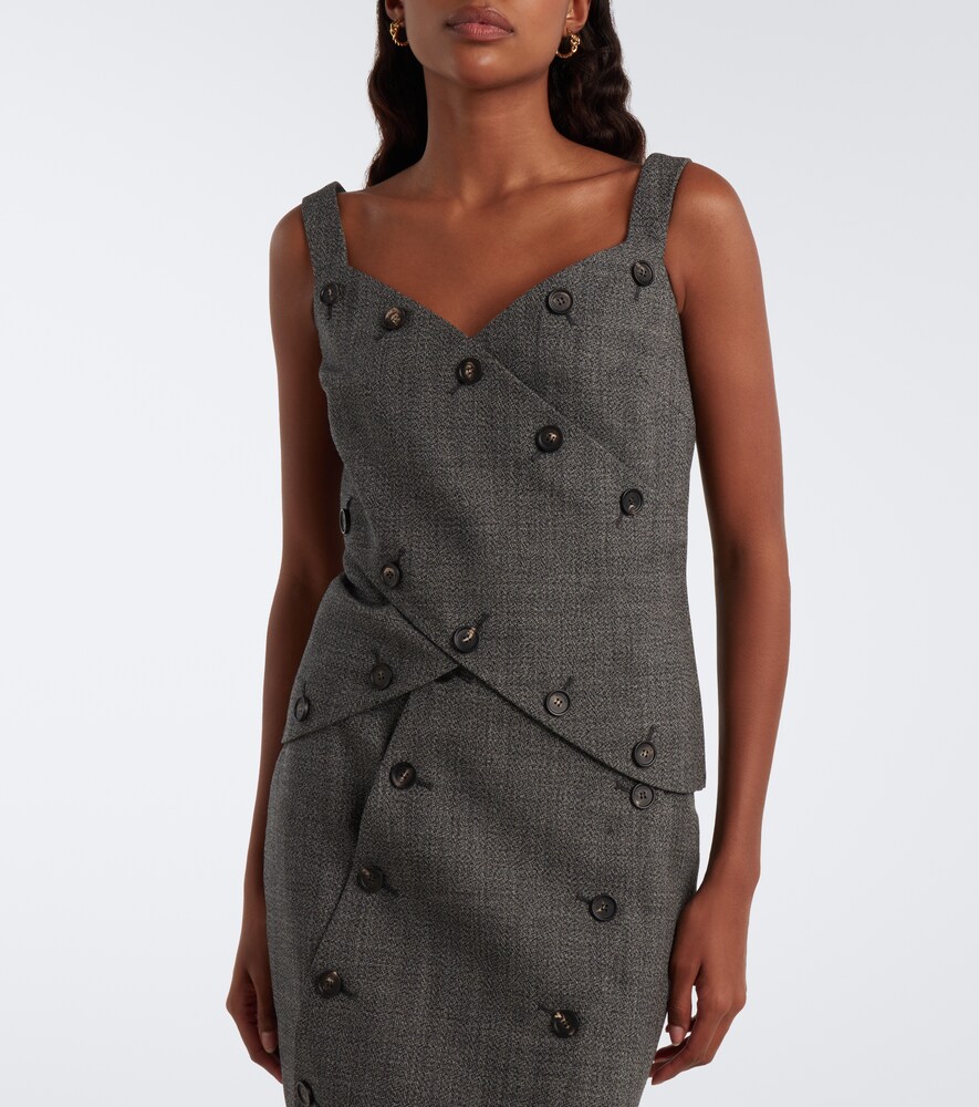 Paneled Virgin Top