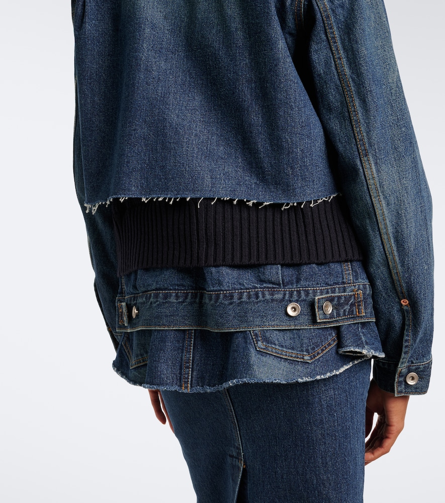 Paneled Denim Jacket
