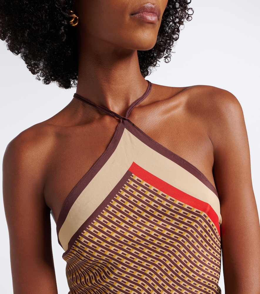 SIR Cooper printed halterneck top | Thumbnail 2