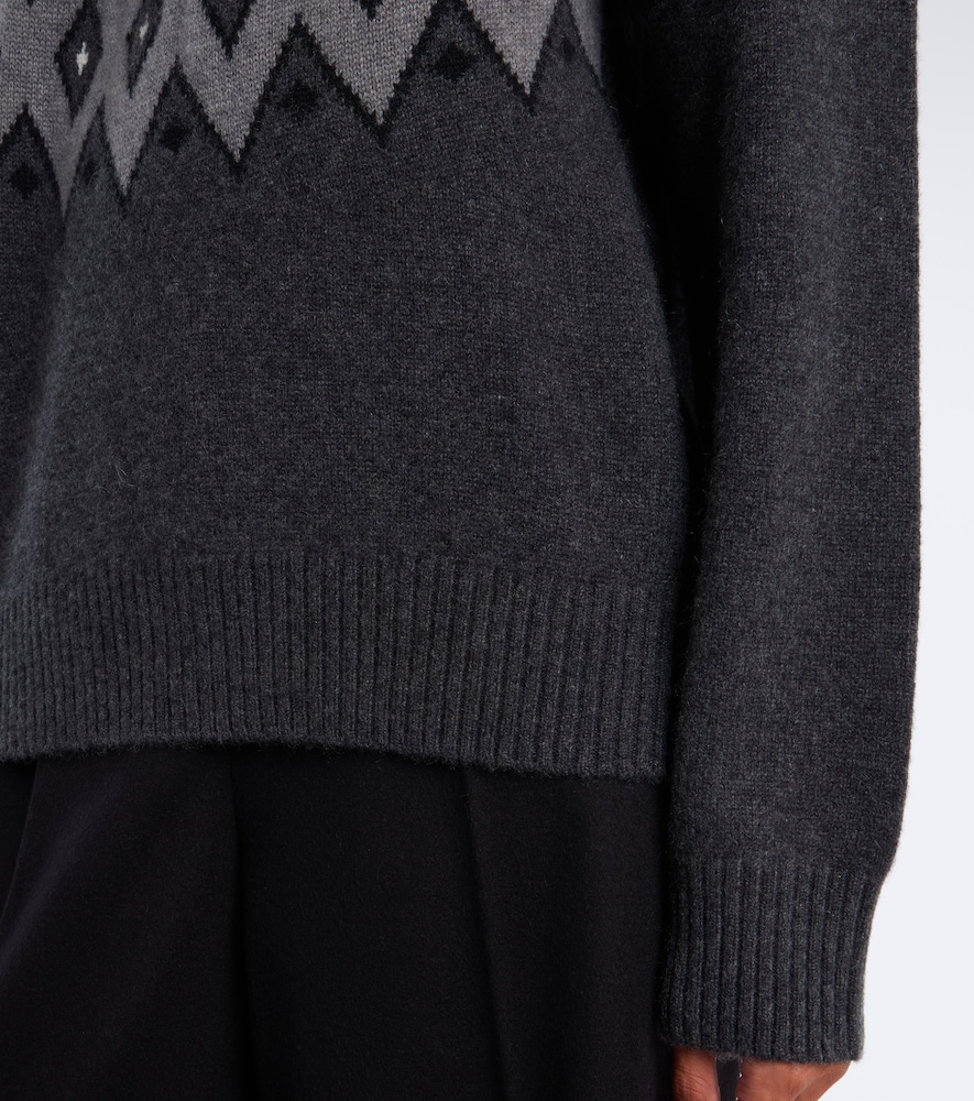 Hans Jacquard Cashmere Sweater