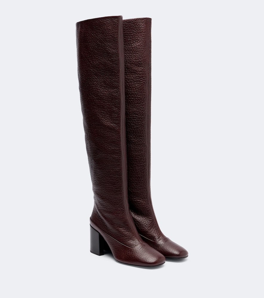 Dries Van Noten Leather over-the-knee boots | Thumbnail 7 Dries Van Noten Leather over-the-knee boots | Thumbnail 7