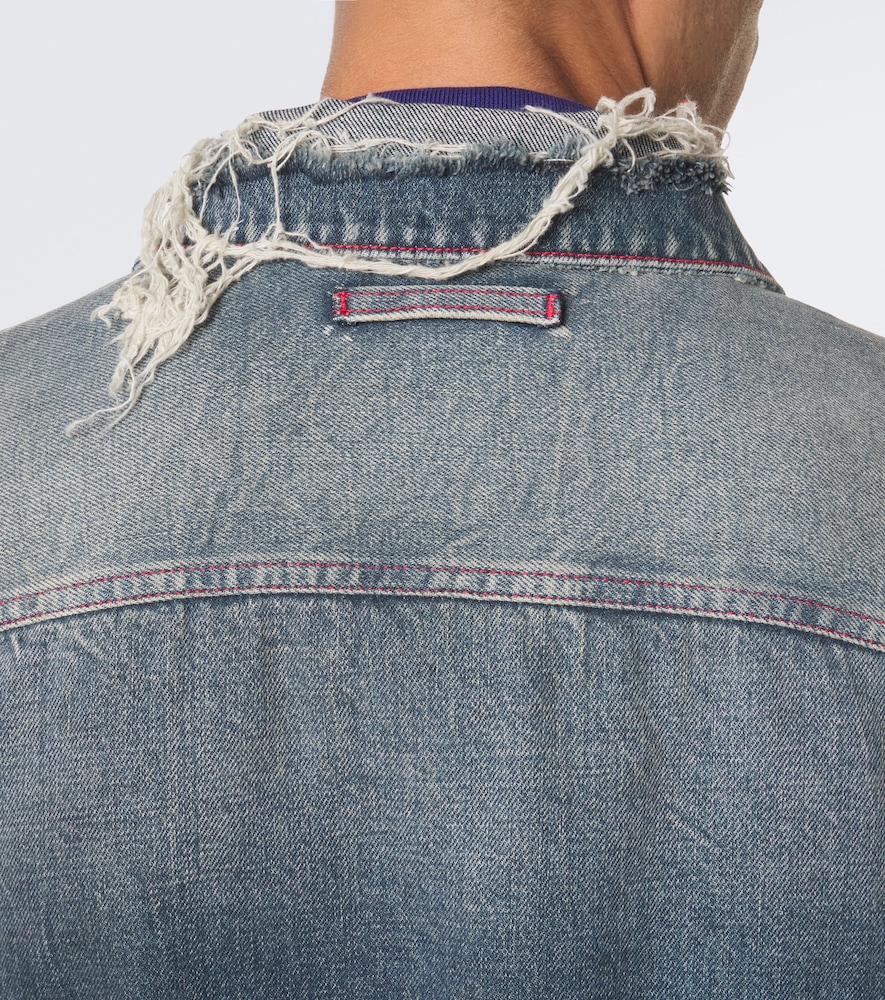Re-Edition Distressed Faded Denim Jacket