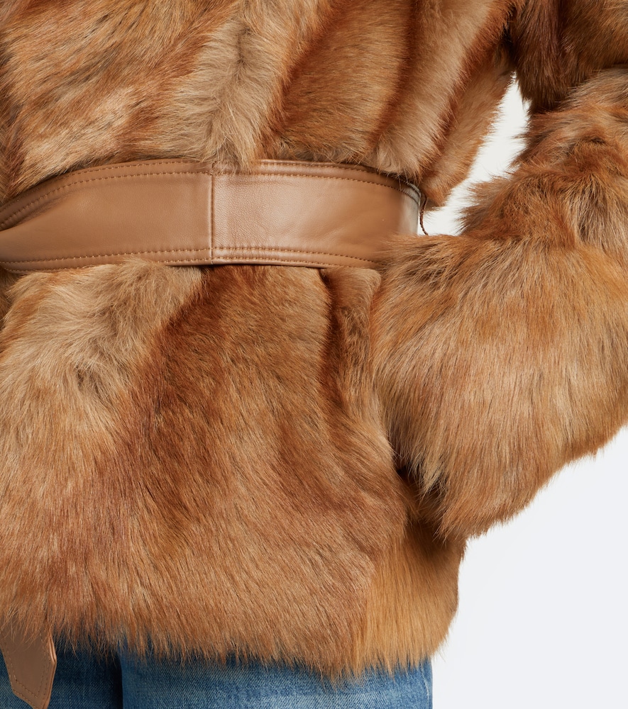 Valiant Belted Shearling Jacket