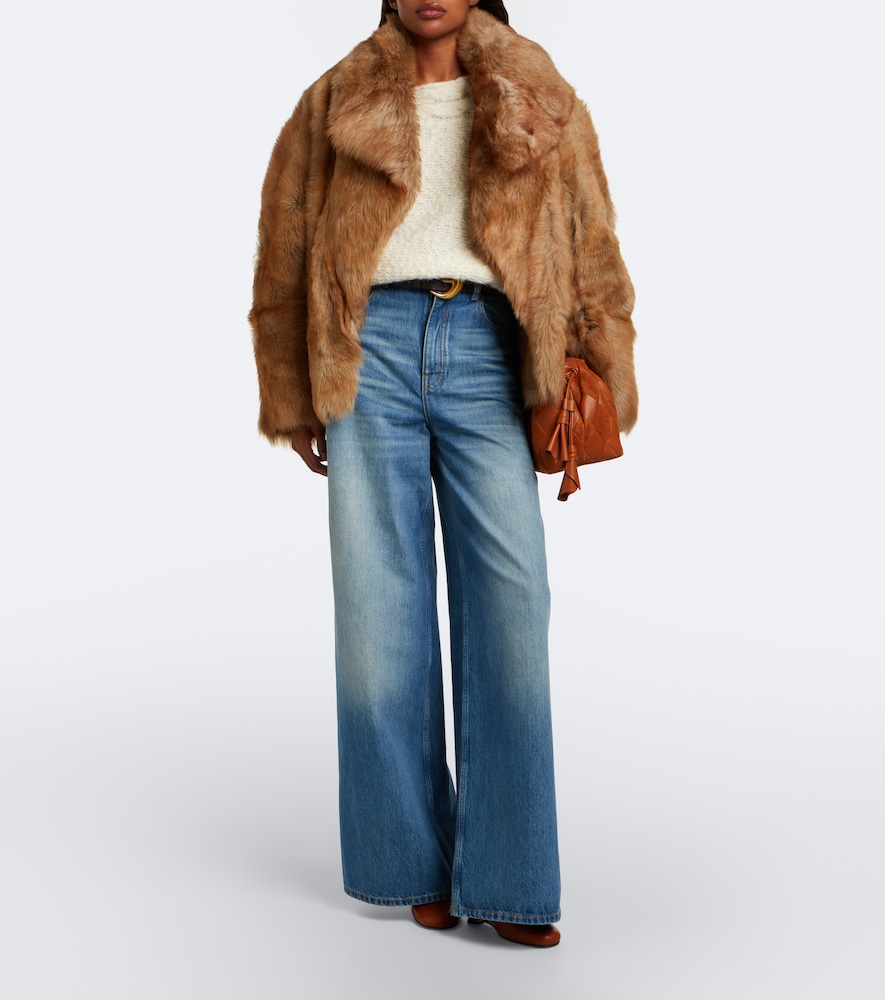 Valiant Belted Shearling Jacket
