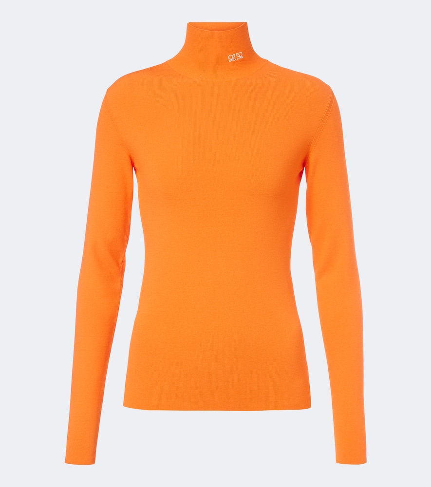 Top Double L in maglia a coste