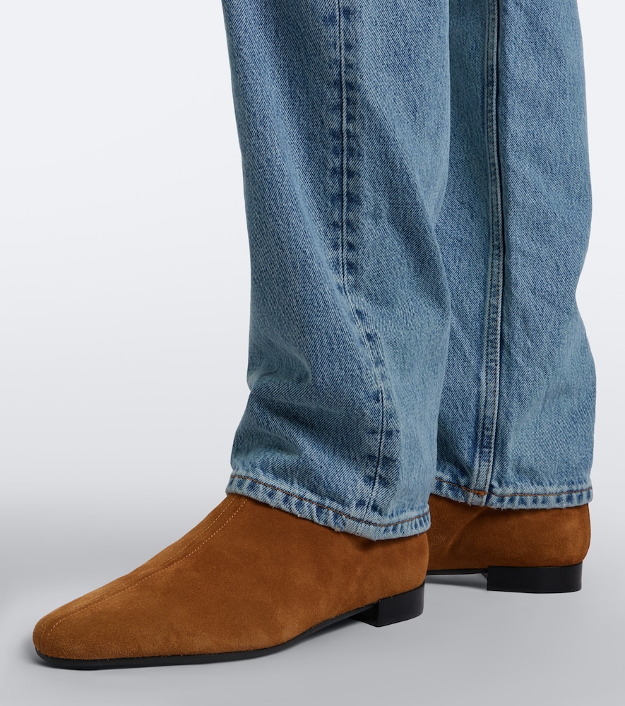 Shearling-Lined Ankle Boots