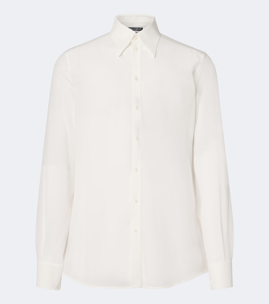 Shirt aus Seiden-Georgette