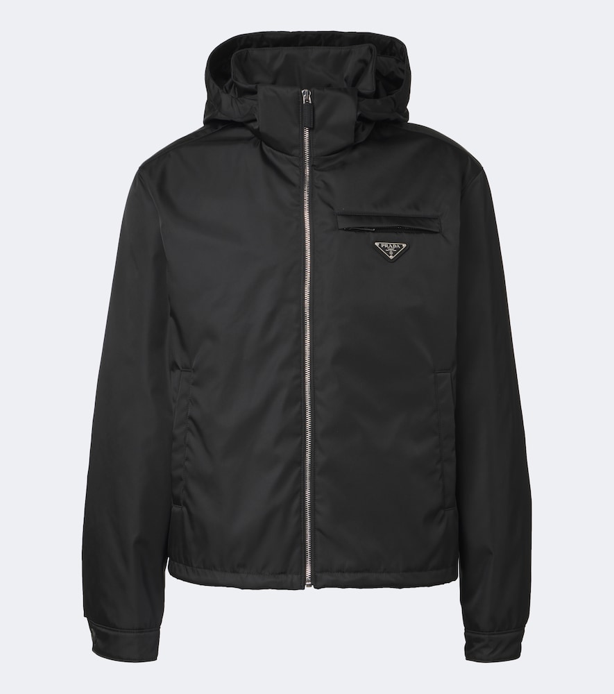 Giacca con cappuccio in Re-Nylon