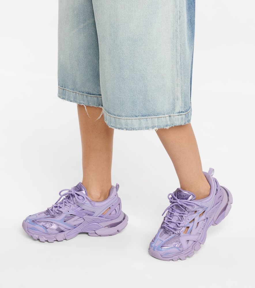 Balenciaga Women's Track 2 Low Top Sneakers In Lilac | ModeSens