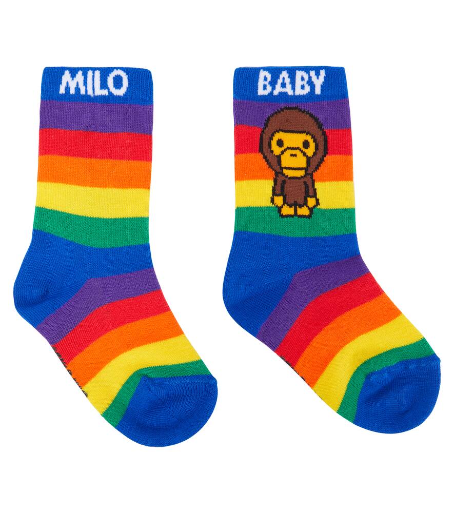 BAPE Kids Striped socks