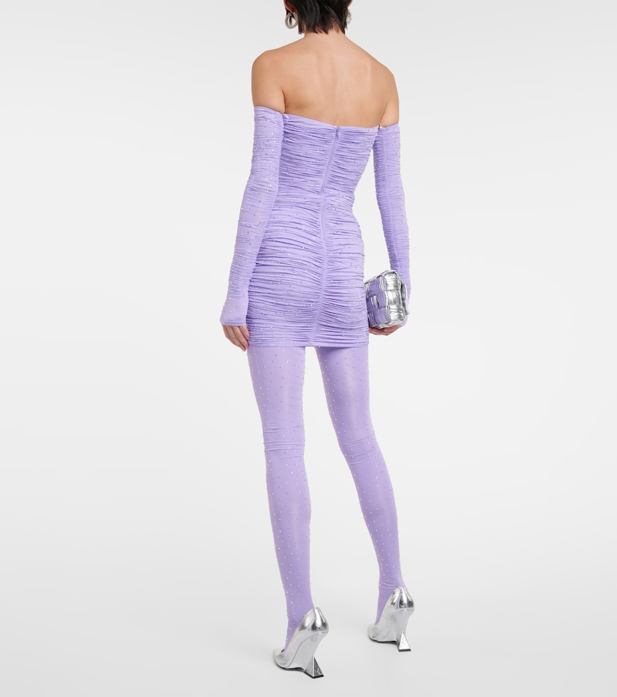  Alex Perry Alex Perry Crystal-embellished Jersey Tights 