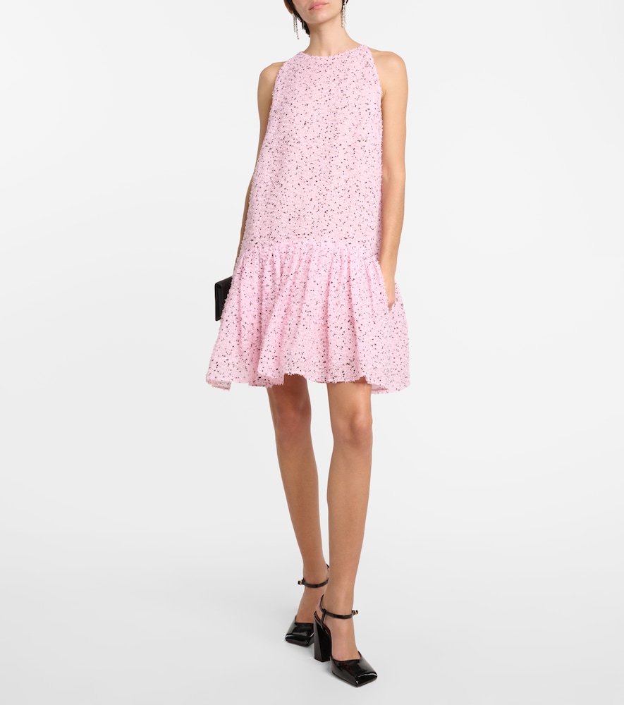 Oscar de la Renta Fil coupé minidress