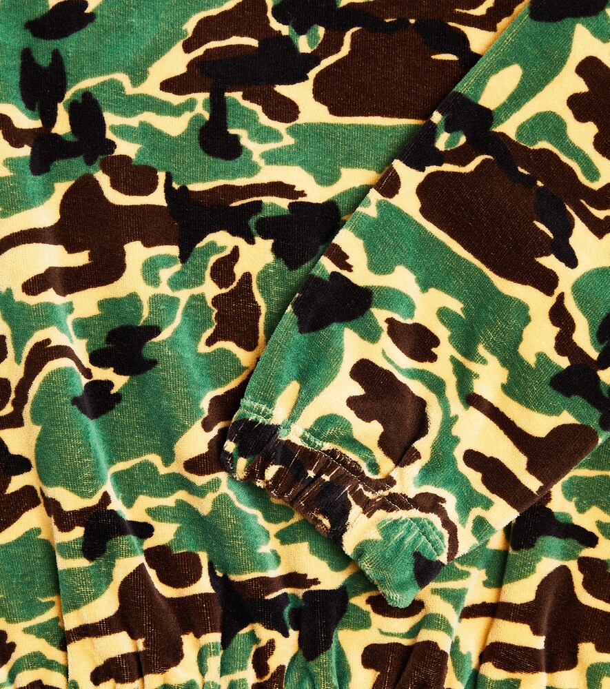  Mini Rodini Mini Rodini Camouflage Velour Sweatshirt 