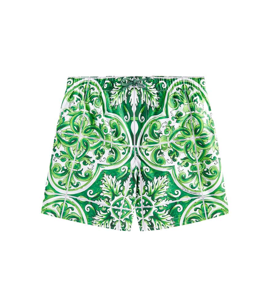 Dolce & Gabbana Kids Majolica swim trunks