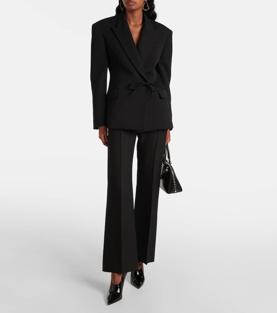 Valentino Garavani 105mm Le Salon Leather Pumps In Black