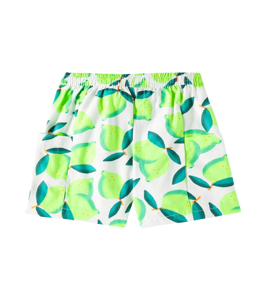  Fabula Fã¡bula Printed Cotton Shorts 