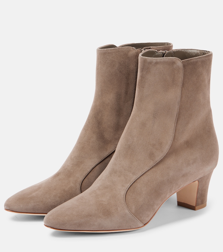  Manolo Blahnik Manolo Blahnik Myconia 50 Suede Booties 
