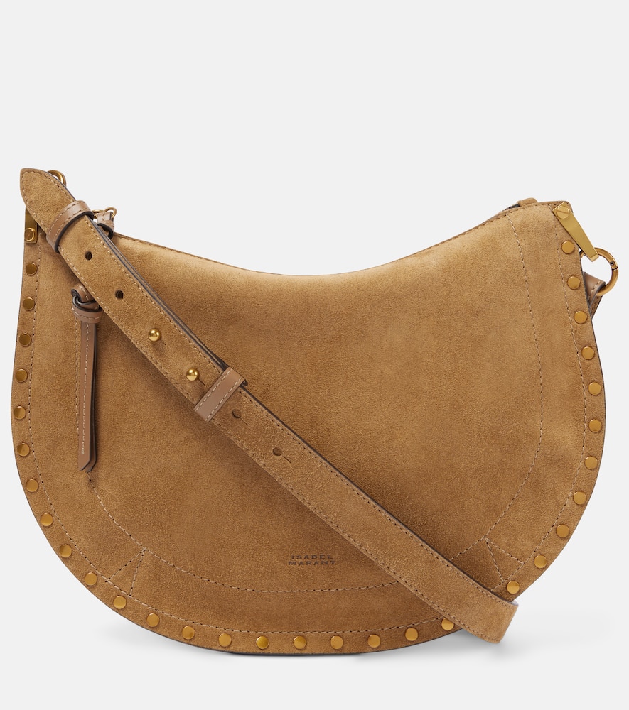 Oskan Soft Zipped suede shoulder bag