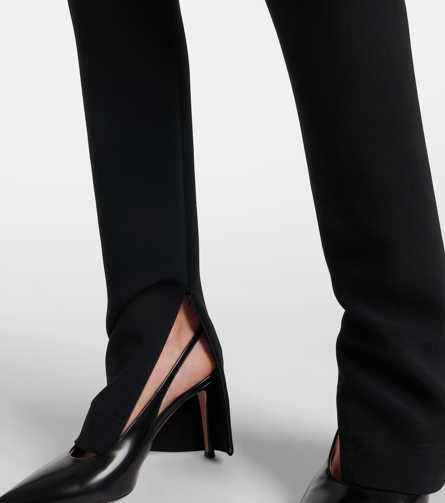 Stella Mccartney Zipped Skinny Leggings In Black