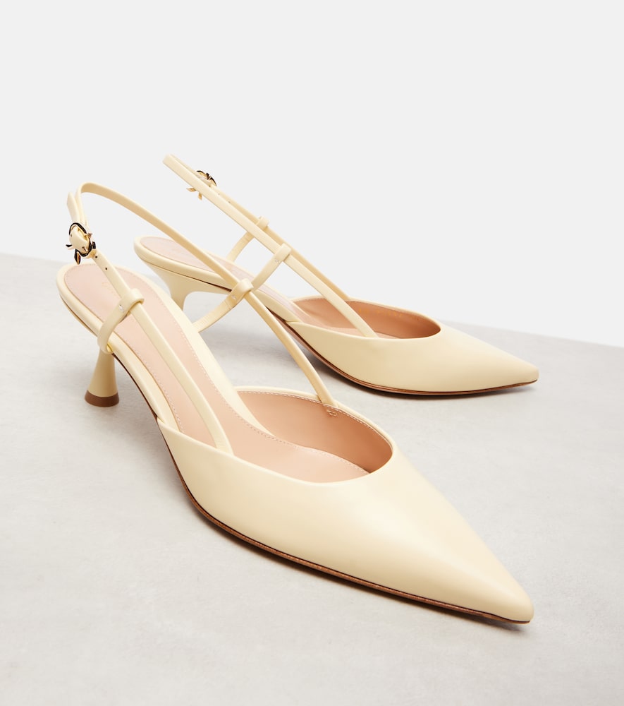  Gianvito Rossi Gianvito Rossi Slingback-pumps Ascent 55 Aus Leder 