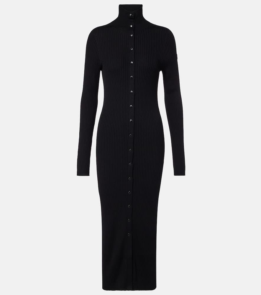Moncler Genius X Ee72 By Edward Enninful Wool Turtleneck Dress In Black