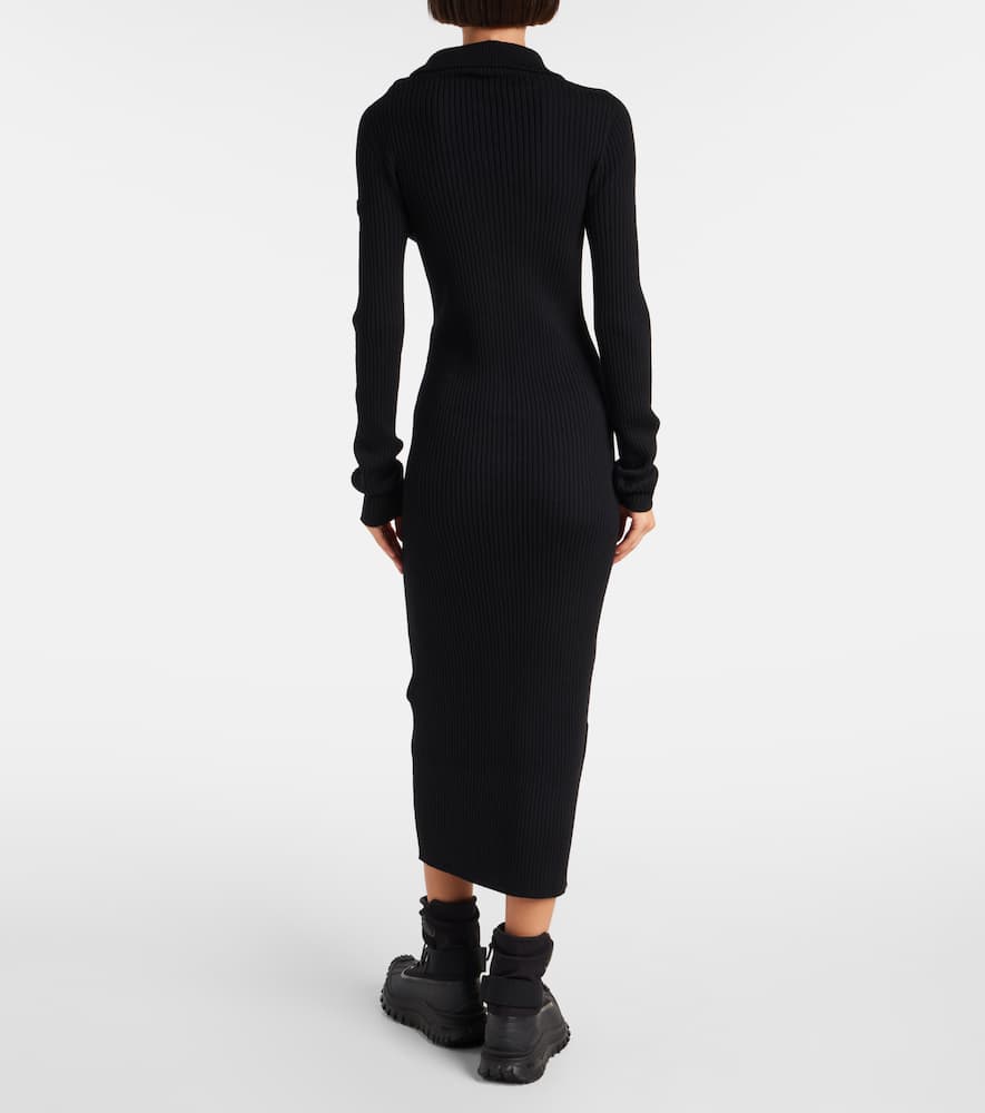Moncler Genius X Ee72 By Edward Enninful Wool Turtleneck Dress In Black