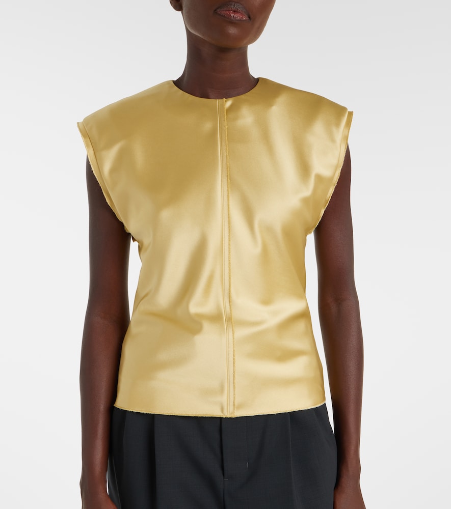  Ami Paris Ami Paris Satin Top 