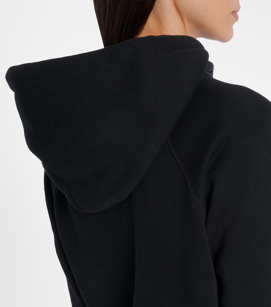Polo Ralph Lauren Women's Shrunken Fit Fleece Hoodie Sweatshirt In Black