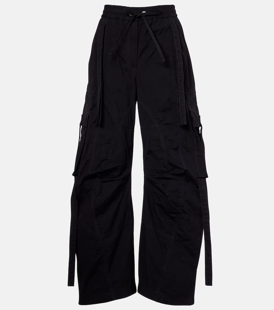 Dolce & Gabbana Mid-rise Cargo Pants In Black