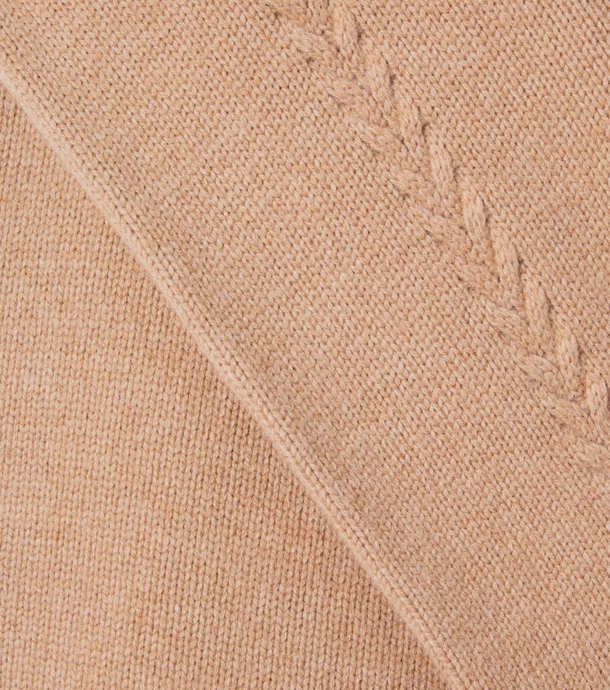 Donsje Sulien Knitted Wool Wide-leg Pants In Brown