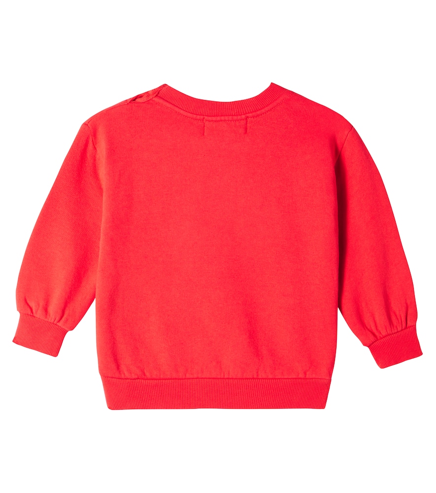 Bobo Choses Baby Bobo Choo Choo Cotton Sweatshirt In Red