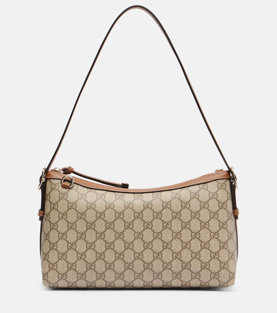 Gucci Gg Emblem Medium Shoulder Bag In Sand