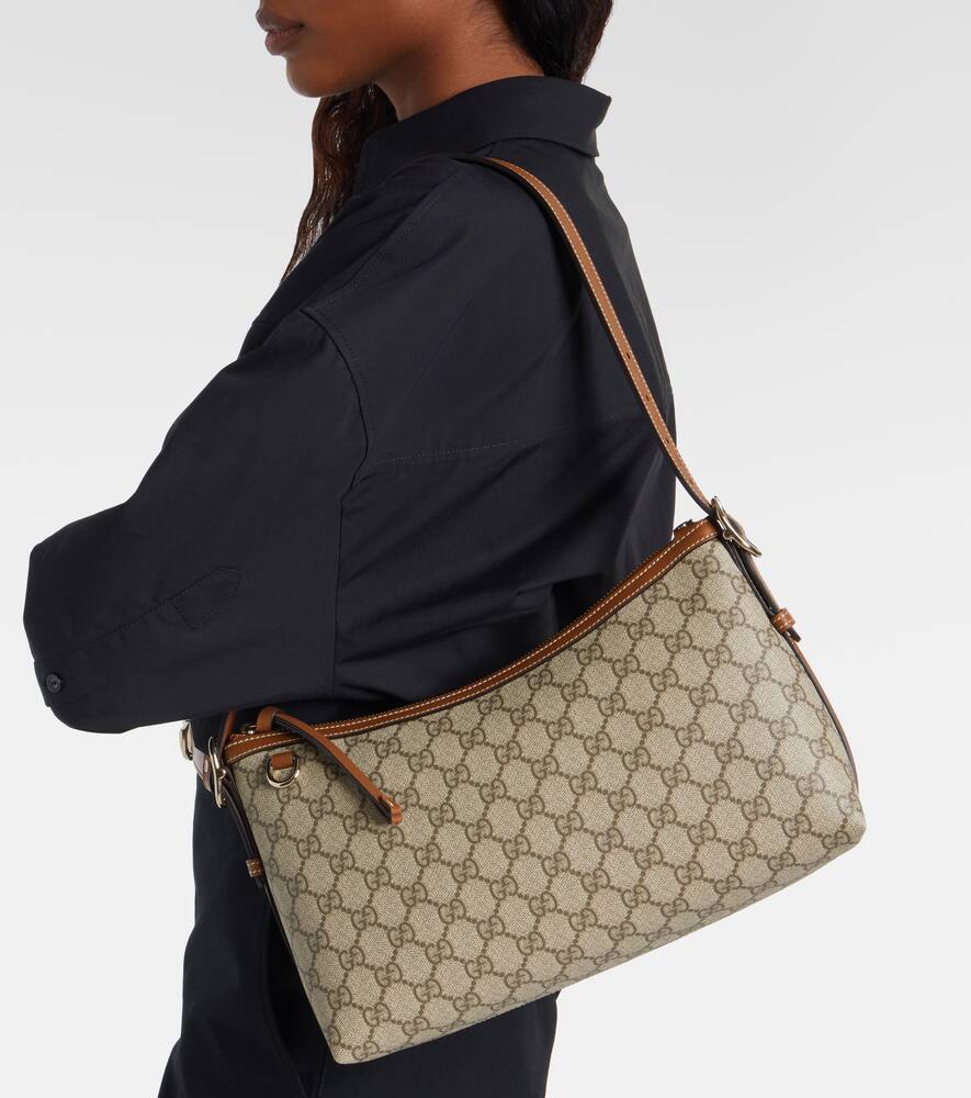 Gucci Gg Emblem Medium Shoulder Bag In Sand