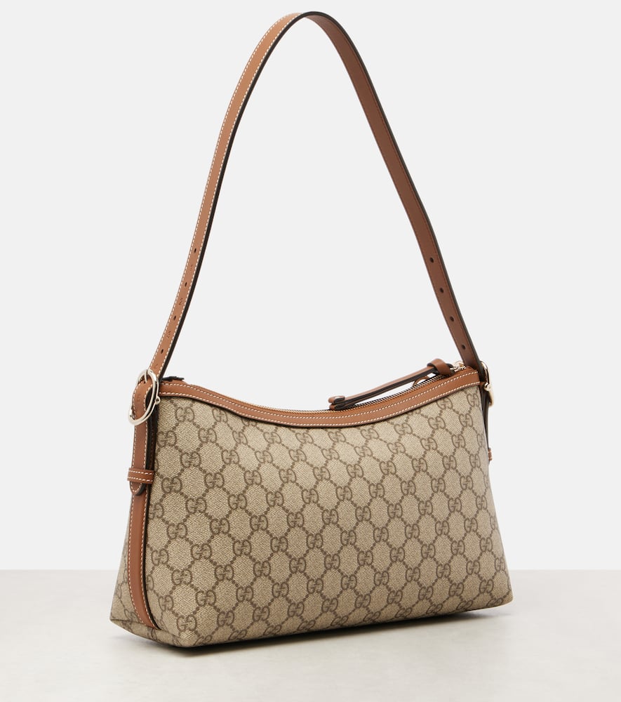 Gucci Gg Emblem Medium Shoulder Bag In Sand