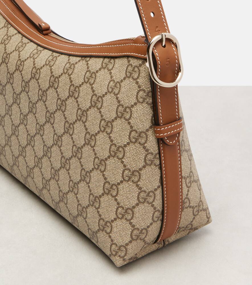 Gucci Gg Emblem Medium Shoulder Bag In Sand
