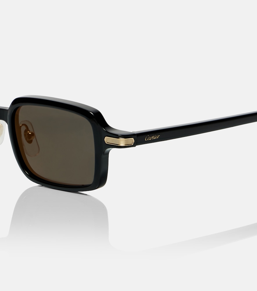  Cartier Eyewear Collection Cartier Eyewear Collection Signature C Rectangular Sunglasses 