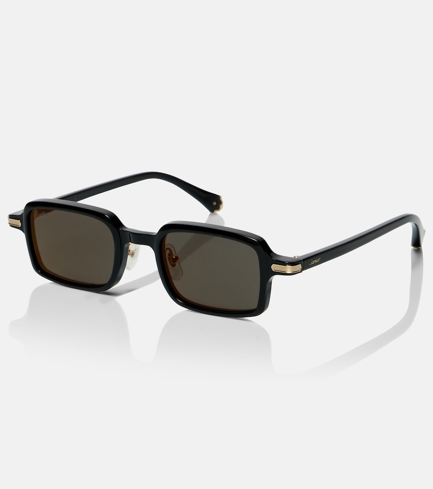  Cartier Eyewear Collection Cartier Eyewear Collection Signature C Rectangular Sunglasses 