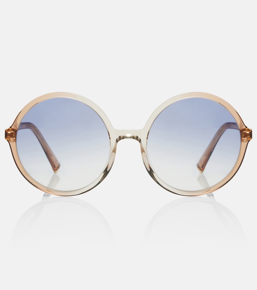 Miu Miu Logo round sunglasses