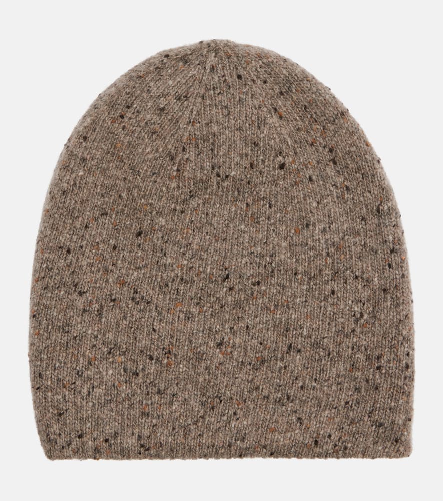 The Row Marvy Cashmere Beanie In Sand