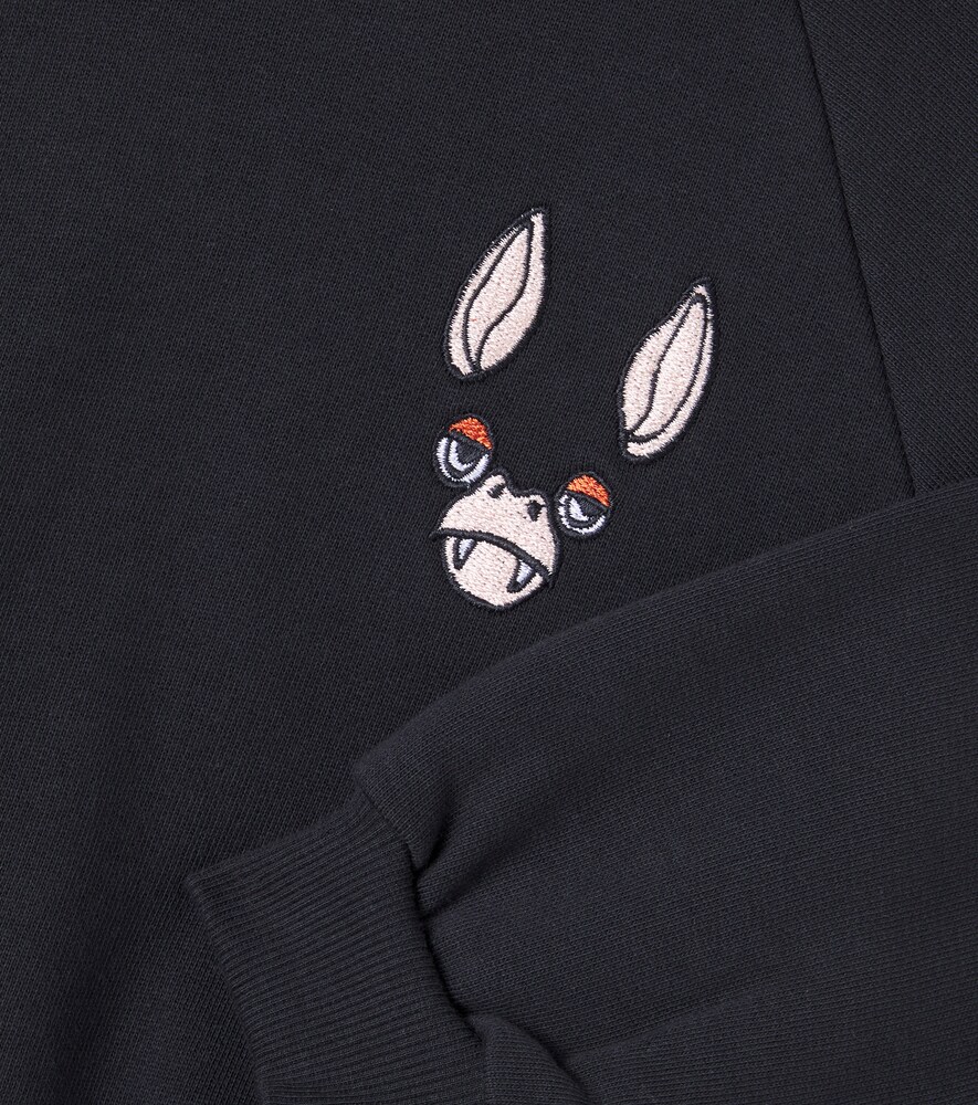  Mini Rodini Mini Rodini Sudadera De Jersey De Algodón Bordada 