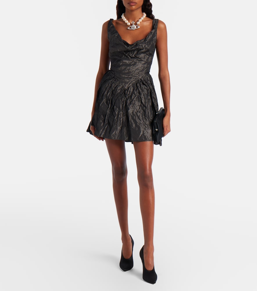Vivienne Westwood Mini Sunday draped corset dress