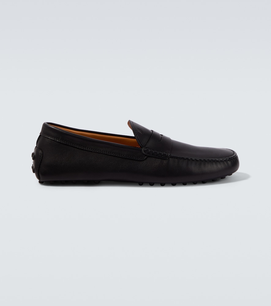 Tod's Men's Black Gommino Leather Driving Shoes UK Size 12 - Mytheresa