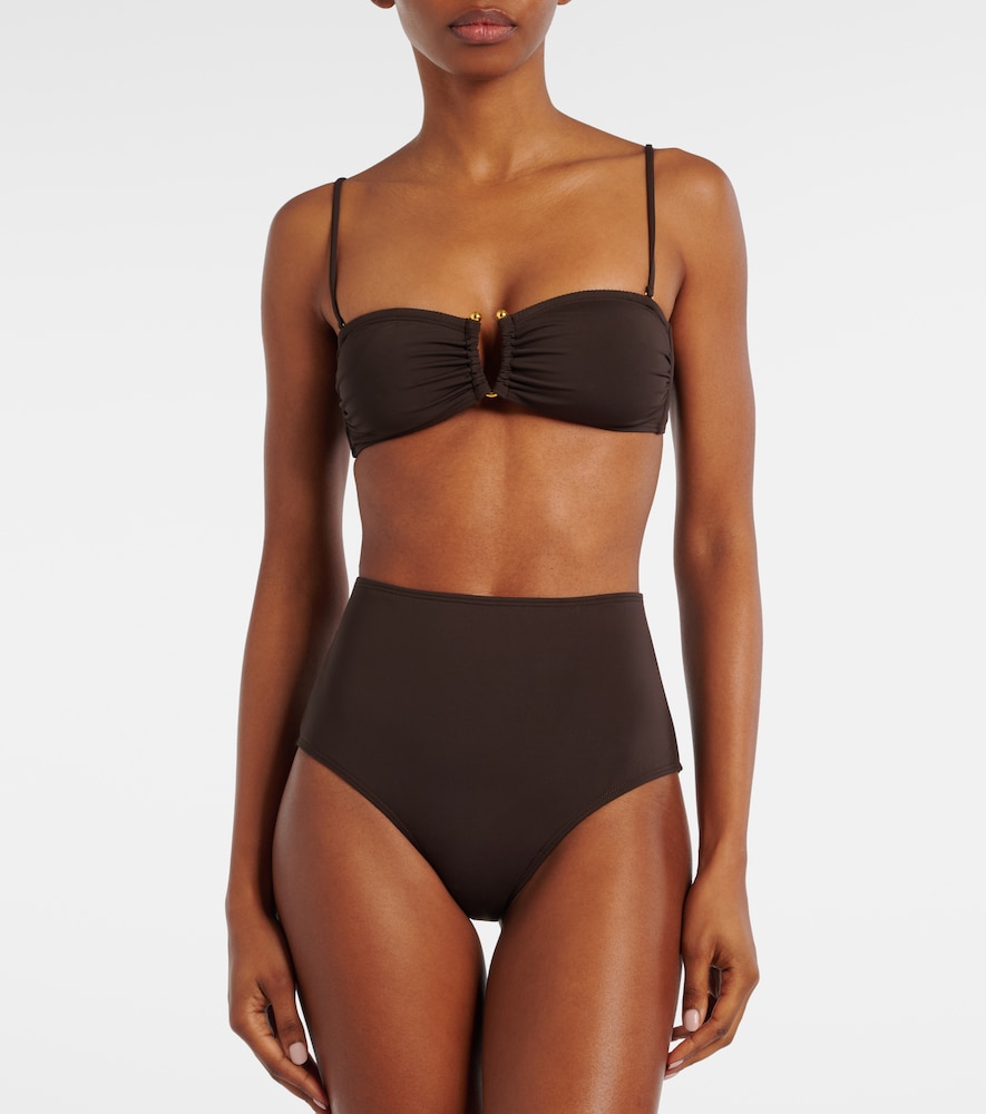 Gathered Bikini Top