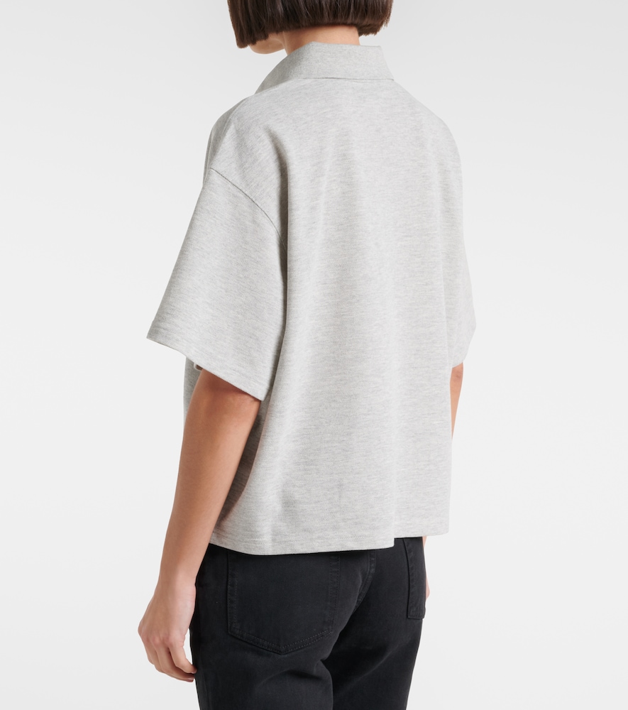  Saint Laurent Saint Laurent Polohemd Cassandre Aus Piqué 
